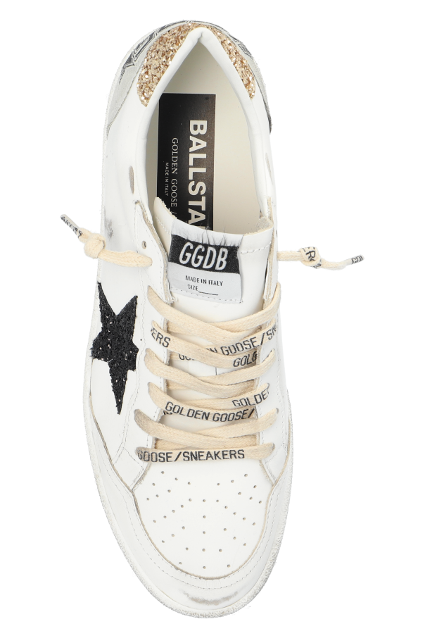 【関税&送料込】Golden Goose Sneaker Ball Star White Latte G Golden Goose Ball-Star low-top Leather Sneakers | White